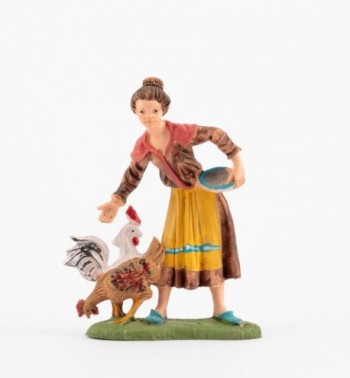 Shepherdess (231) for creche traditional colours 10 cm.