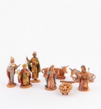 8 pieces Nativity set for creche 10 cm.