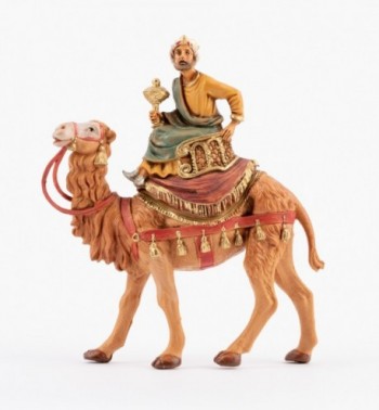 King on camel (9) for creche 10 cm.