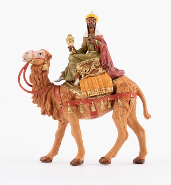 King on camel (10) for creche 10 cm.