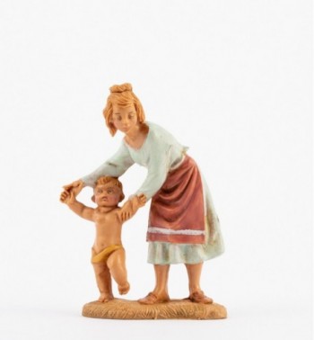 Shepherdess (208) for creche 10 cm.