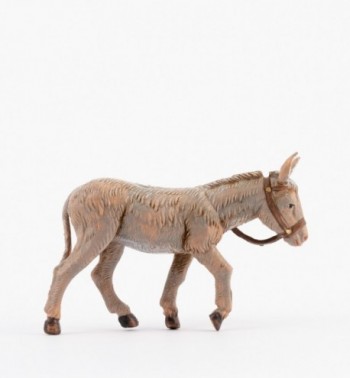 Standing donkey for creche 12 cm.