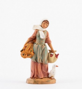Shepherdess (156) for creche 12 cm.