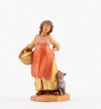 Shepherdess (160) for creche 12 cm.