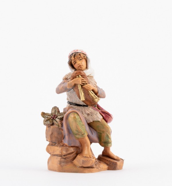 Shepherd (173) for creche 12 cm. with lithographed box