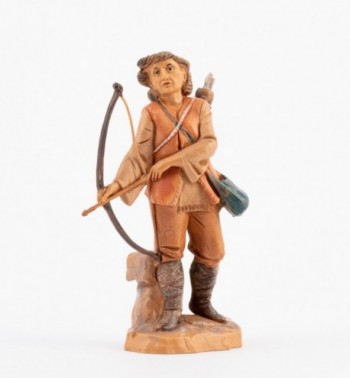 Shepherd (177) for creche 12 cm. with lithographed box