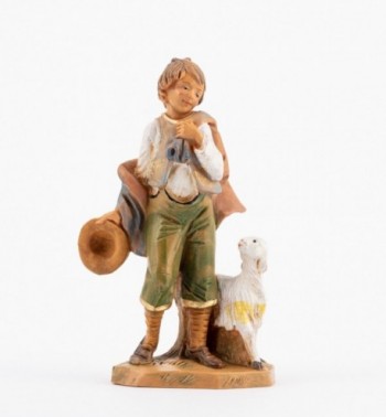 Shepherd (185) for creche 12 cm. with lithographed box