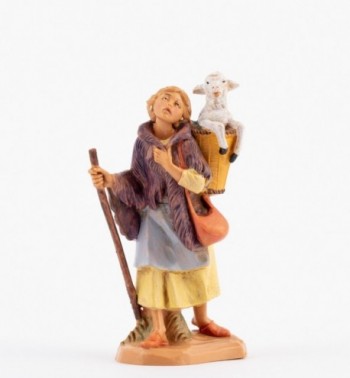 Shepherdess (197) for creche 12 cm.