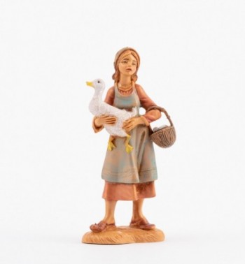 Shepherdess (110V) for creche 12 cm.