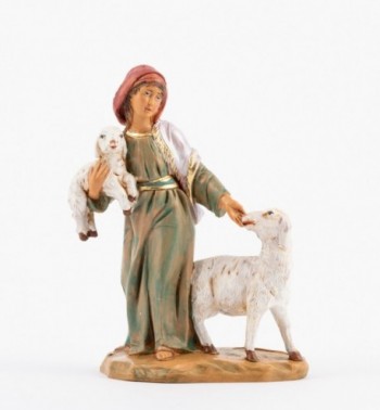 Shepherdess (242) for creche 12 cm.  with lithographed box