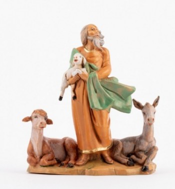 Shepherd (248) for creche 12 cm. with lithographed box