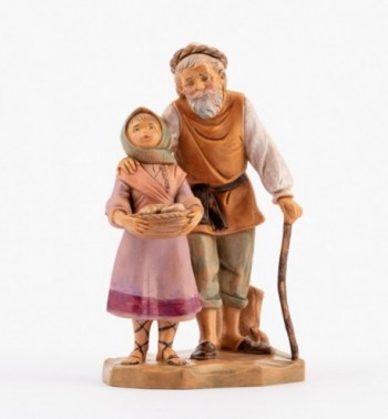 Shepherds (266) for creche 12 cm. with lithographed box