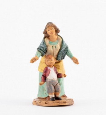 Shepherdess (279) for creche 12 cm. with lithographed box