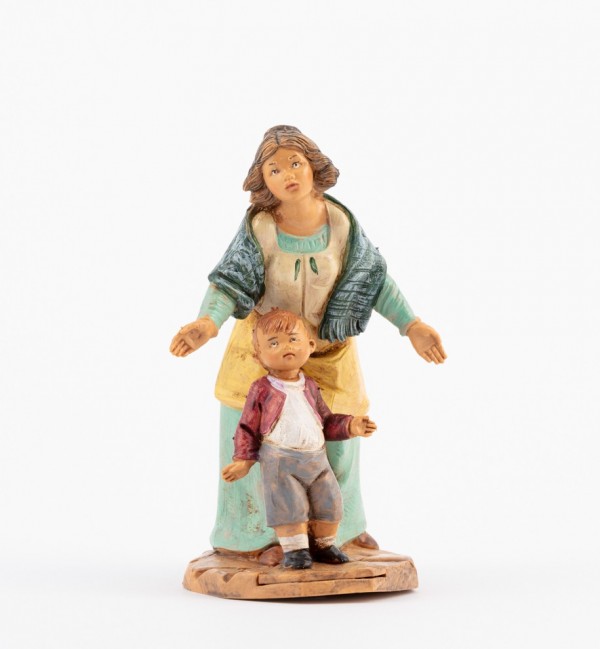 Shepherdess (279) for creche 12 cm. with lithographed box