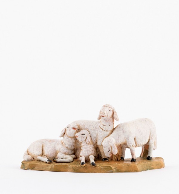 Sheep herd for creche 12 cm.