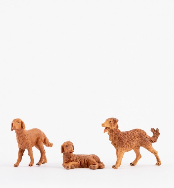 Dogs for creche 12 cm.