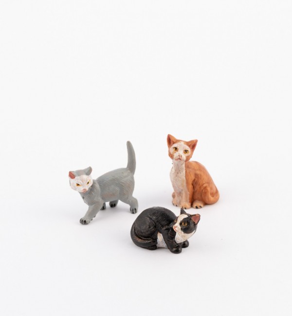 Cats for creche 12 cm.