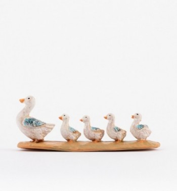 Duck family for creche 12 cm.