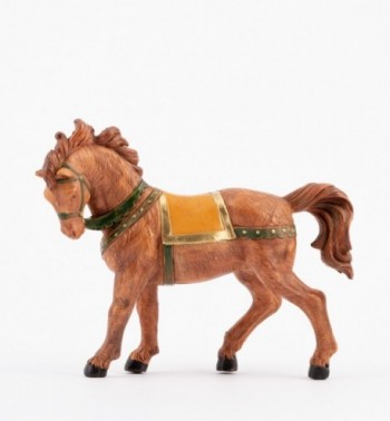 Brown horse for creche 12 cm.