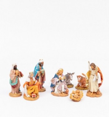8 pieces Nativity set for creche 15 cm.