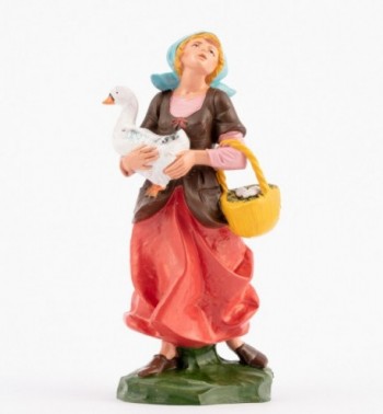 Shepherdess (349) for creche traditional colours 19 cm.