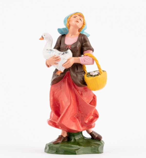 Shepherdess (349) for creche traditional colours 19 cm.