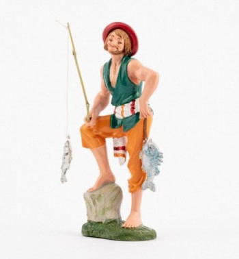 Shepherd (318V) for creche traditional colours 19 cm.