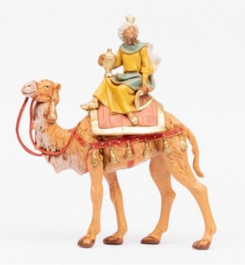 King on camel (3) for creche 19 cm.
