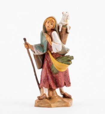 Shepherdess (350) for creche 19 cm.