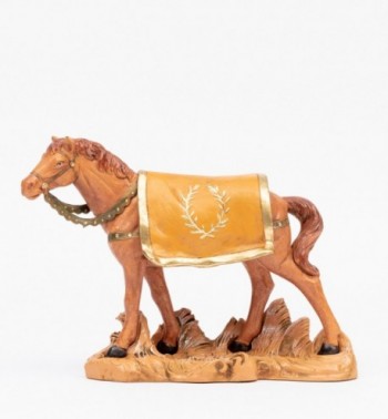 Brown horse for creche 19 cm.
