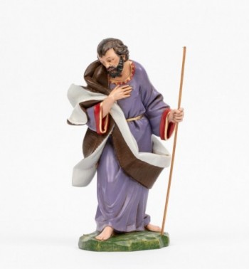 Saint Joseph for creche traditional colours 30 cm.