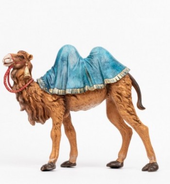 Standing camel for creche traditional colours 30 cm.