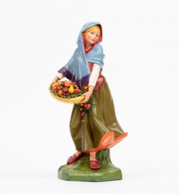 Shepherdess (28) for creche traditional colours 30 cm.