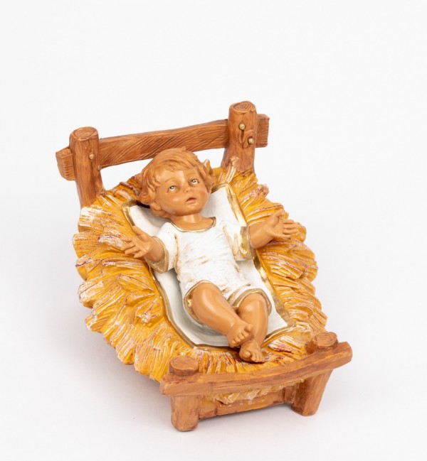 Child and crib for creche 30 cm.