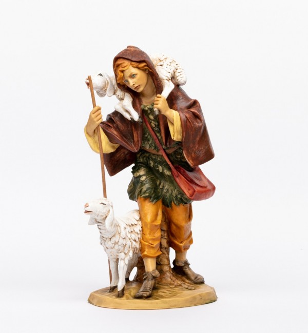 Shepherd (1) in resin for creche 52 cm.