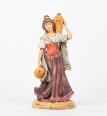 Shepherdess (3) in resin for creche 52 cm.