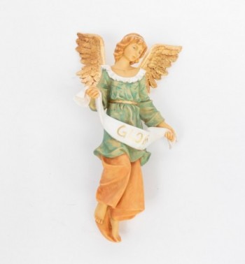 Glory angel in resin for creche 52 cm.