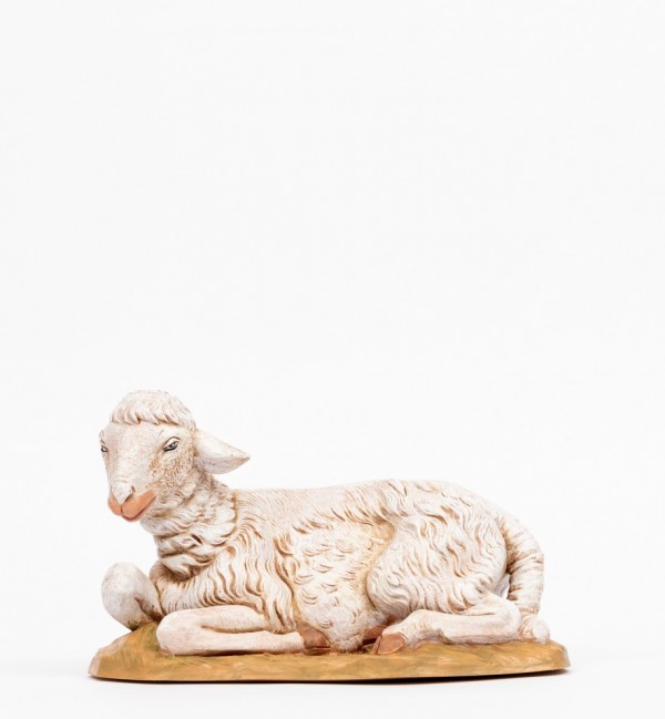 Sitting sheep for creche 45/52 cm.