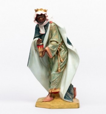 King (3) in resin for creche 65 cm.