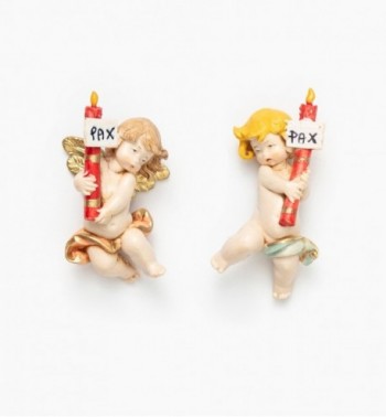 Angels with candel (98-9) porcelain type 7 cm.