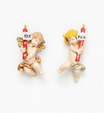 Angels with candel (98-9) porcelain type 7 cm.