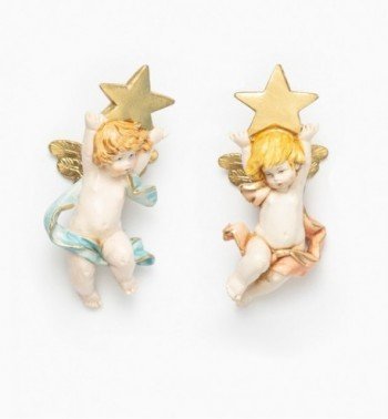 Angels with star (696-7) porcelain type 7 cm.