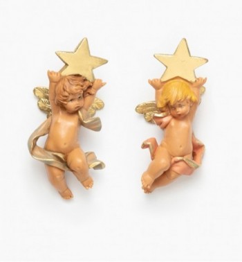 Angels with star (696-7) 7 cm.