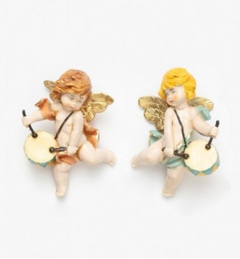 Angels with drum (796-7) porcelain type 7 cm.
