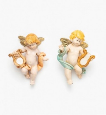 Angels with lyre (996-7) porcelain type 7 cm.