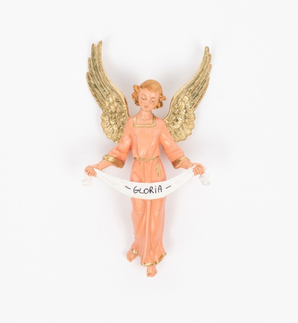 Glory angel for creche traditional colours 19 cm.
