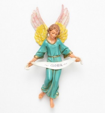 Glory angel for creche traditional colours 30 cm.