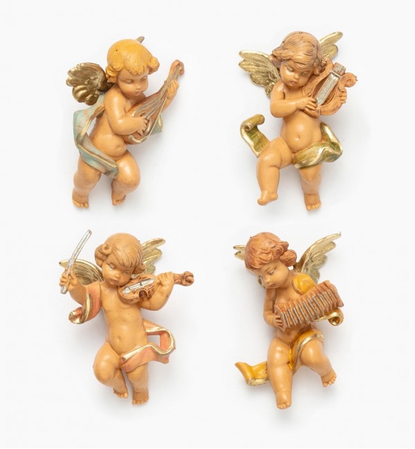 Musician angels (3/6) 6 cm.