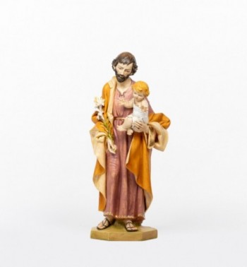 Saint Joseph with Child in resin 104 cm.