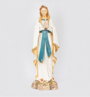 Lady of Lourdes in resin 174 cm.